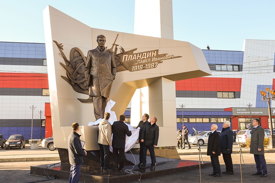 Памятник Павлу Пландину установили в Арзамасе