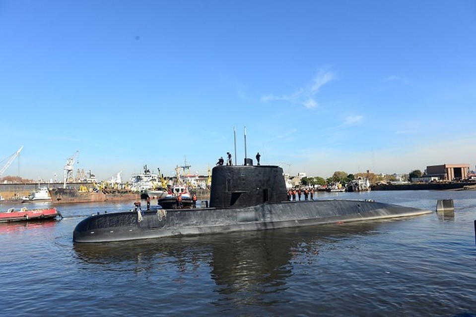 Аргентинская подлодка "Сан-Хуан" пропала 15 ноября прошлого года