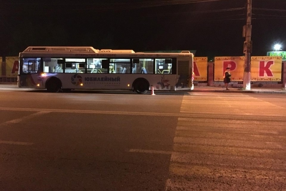 Пешехода сбили прямо на переходе.