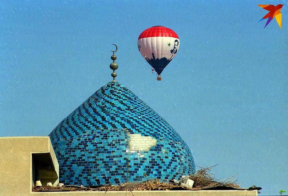 Рязанец Лев Маврин над древним Багдадом. Фото: Олег ЛАСТОЧКИН.