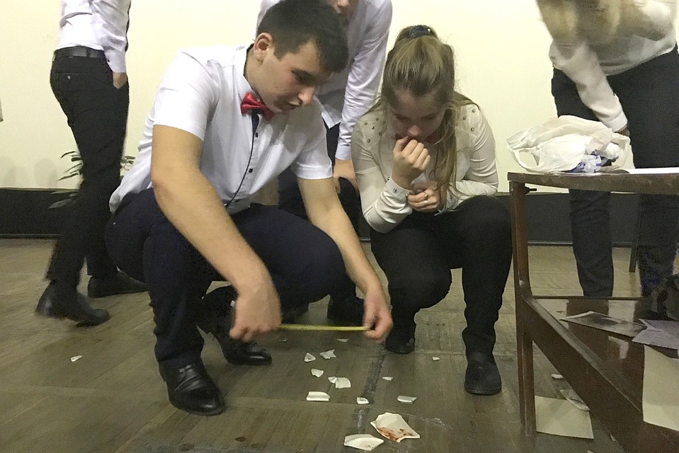 Школьники попробовали себя в роли криминалистов