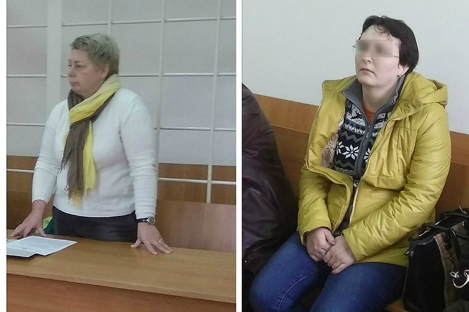 Анну Юлину (на фото слева) обвиняют в неправильном оказании помощи роженице (на фото справа).