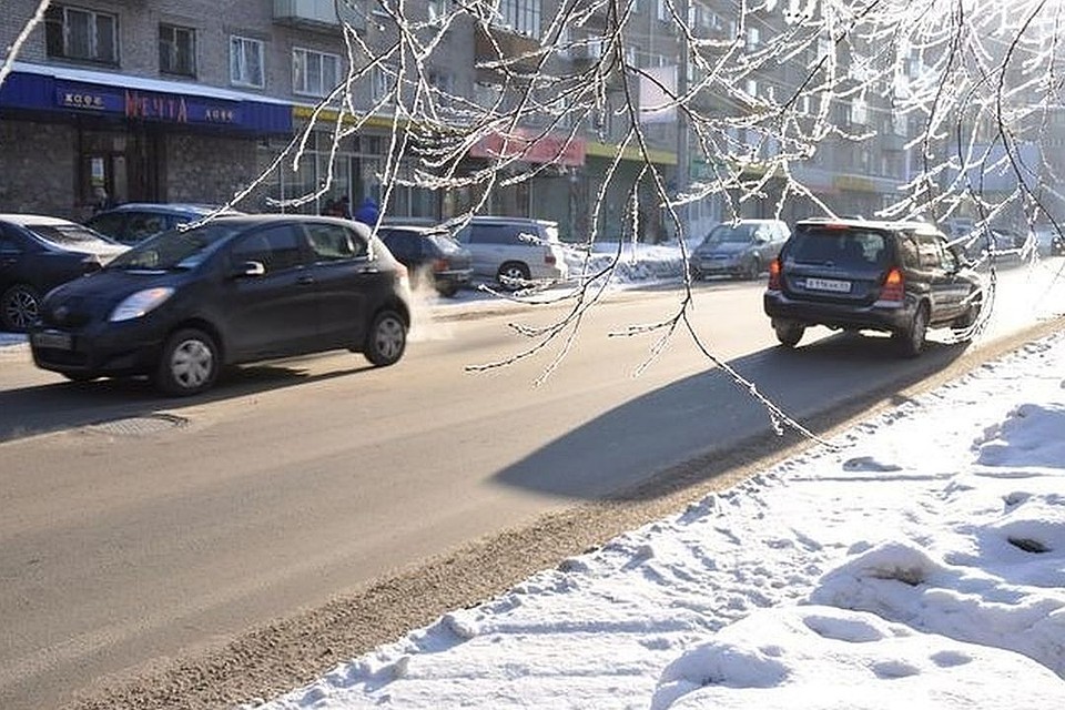 Сегодня днем в городе сохранится нулевая температура.