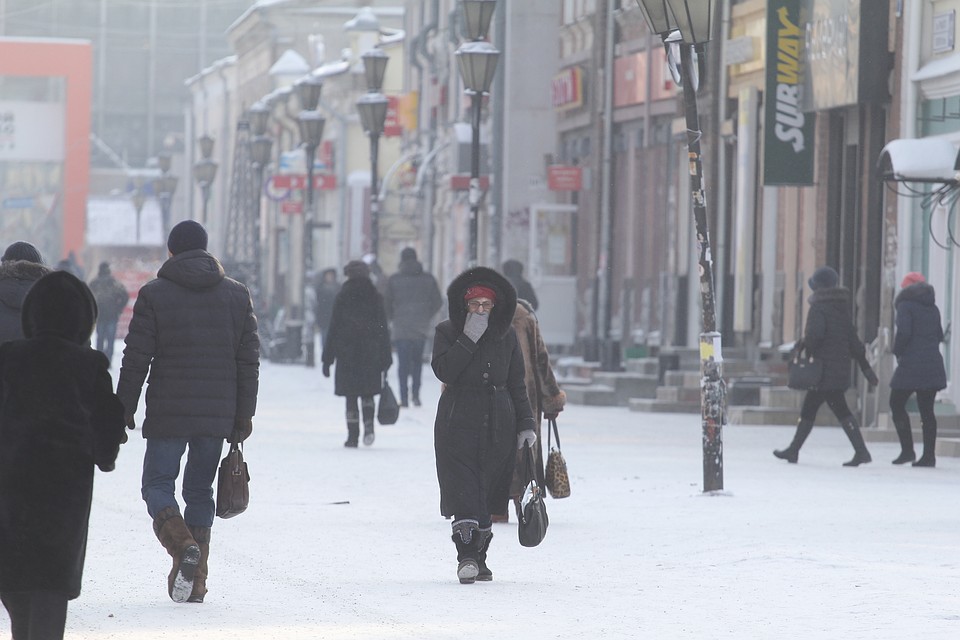 Погода в Иркутске: 26 ноября в городе ветер, - 10