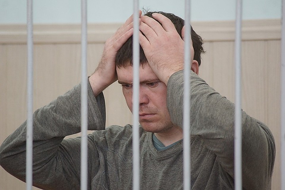 Андрей Покровенков в зале суда