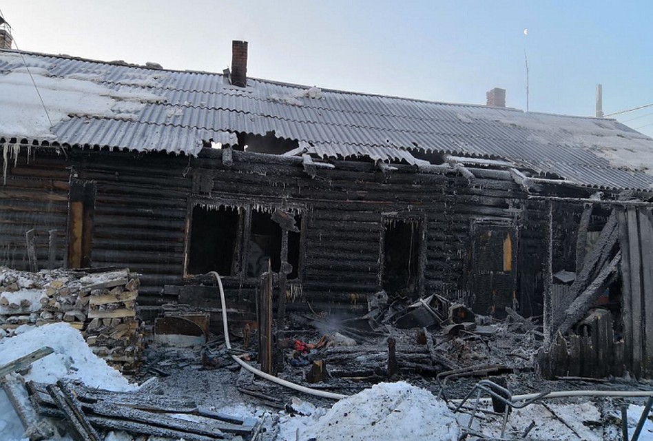 В селе Горки на месте пожара обнаружили труп женщины Фото: gkups.yanao.ru