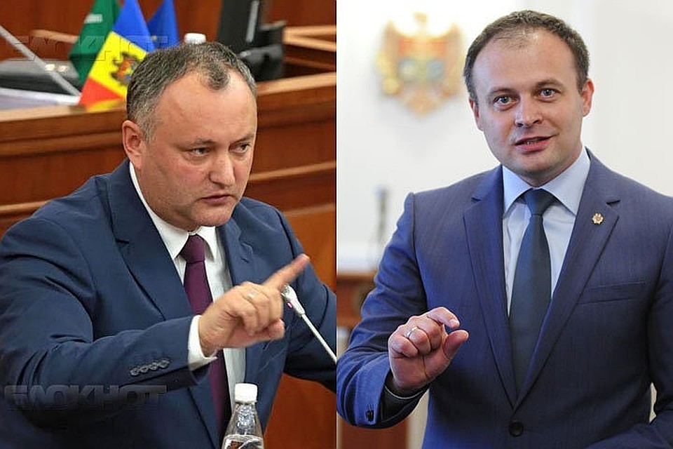 Игорь Додон и Андриан Канду.
