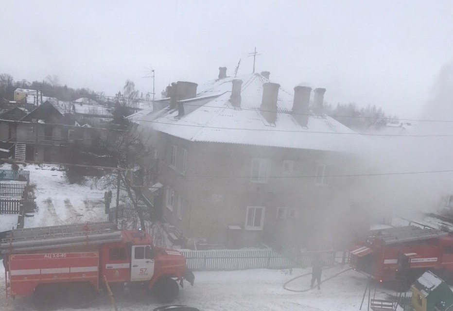 В Ростове Великом сгорела квартира в жилом доме. Фото ВКонтакте