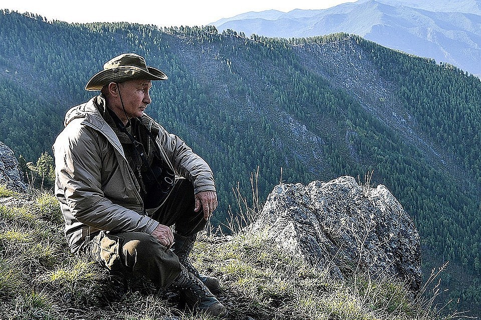 Путин вспомнил, как его окружили медведи ФОТО: Алексей Никольский/пресс-служба президента РФ/ТАСС