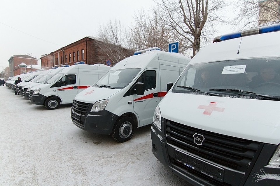 В 2018 году область получила 36 автомобилей «скорой помощи». Фото: Правительство НСО