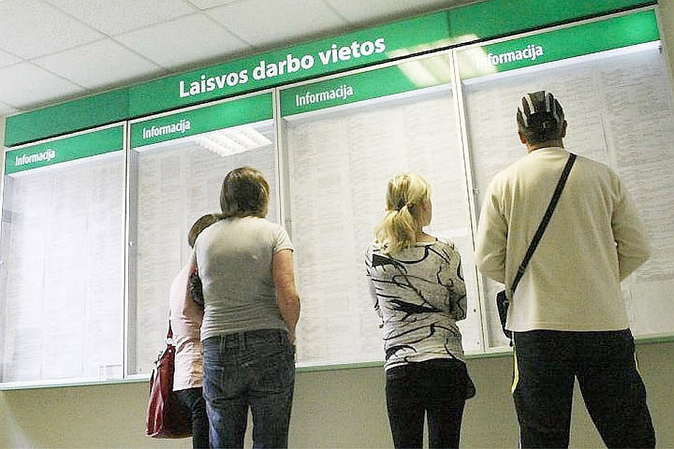 Уровень безработицы в Литве в начале января составил 8,9%. Фото: с сайта diena.lt