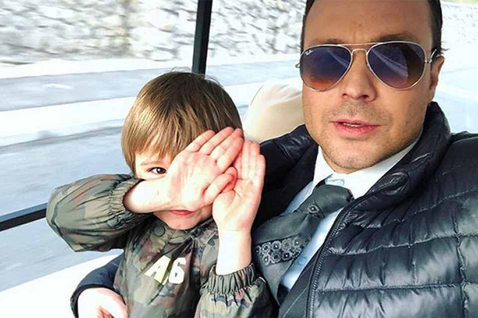 Алексей Чадов с сыном