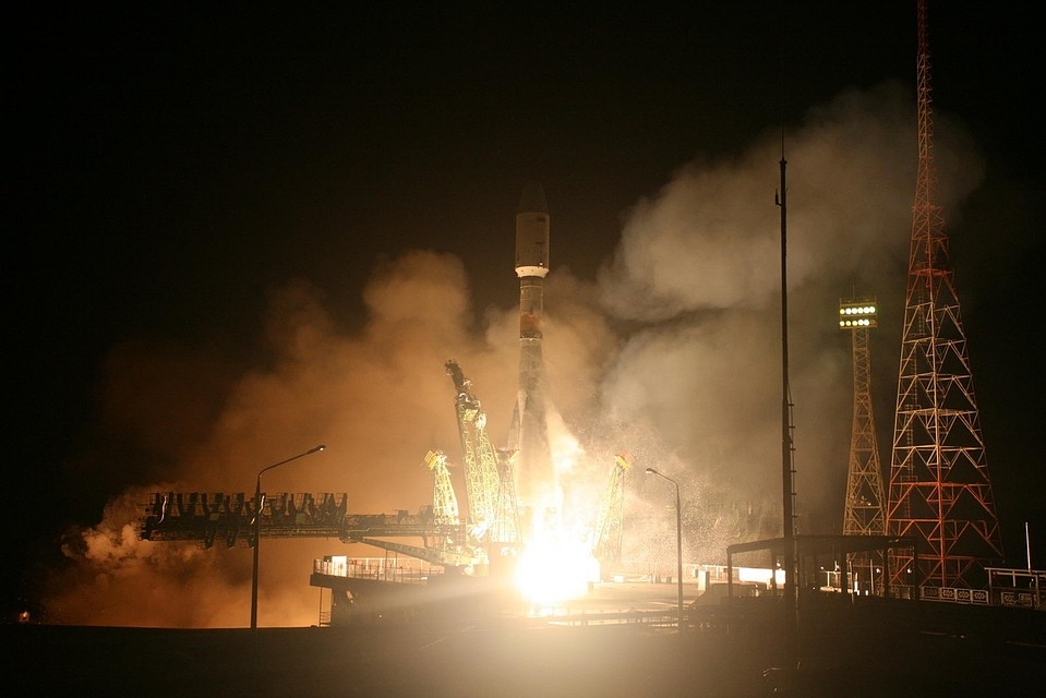 Ракета-носитель "Союз-2" стартовала вечером 21 февраля с космодрома Байконур