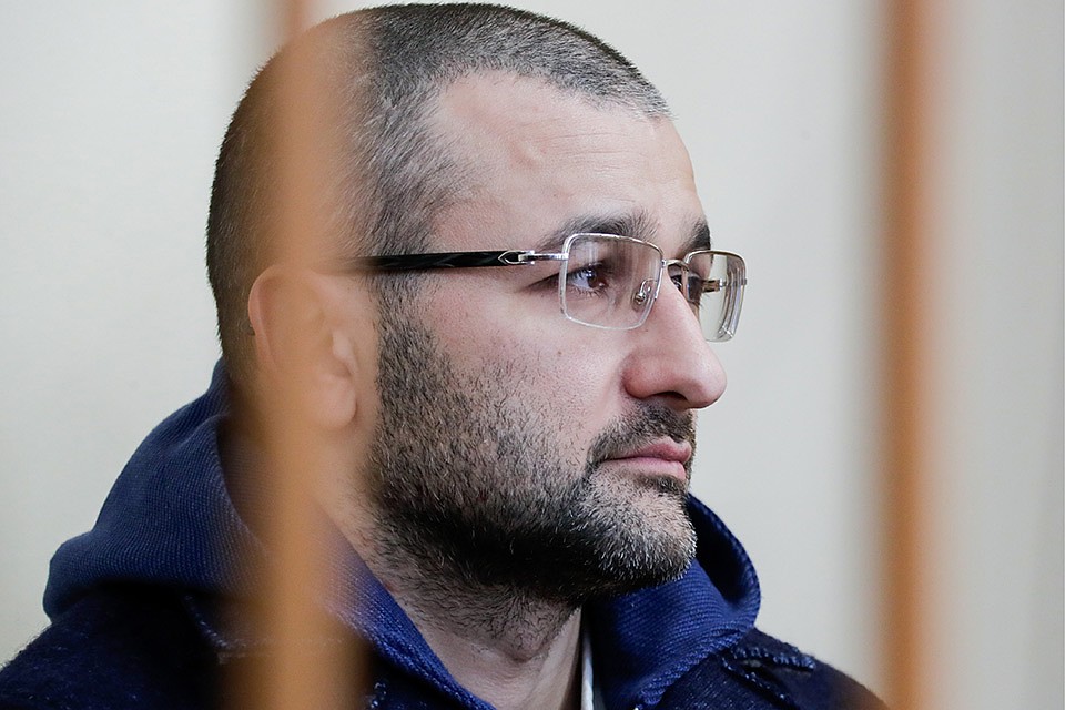 Бывший первый заместитель главы Росгеологии Руслан Горринг во время избрания меры пресечения в Домодедовском городском суде. Фото Михаил Метцель/ТАСС