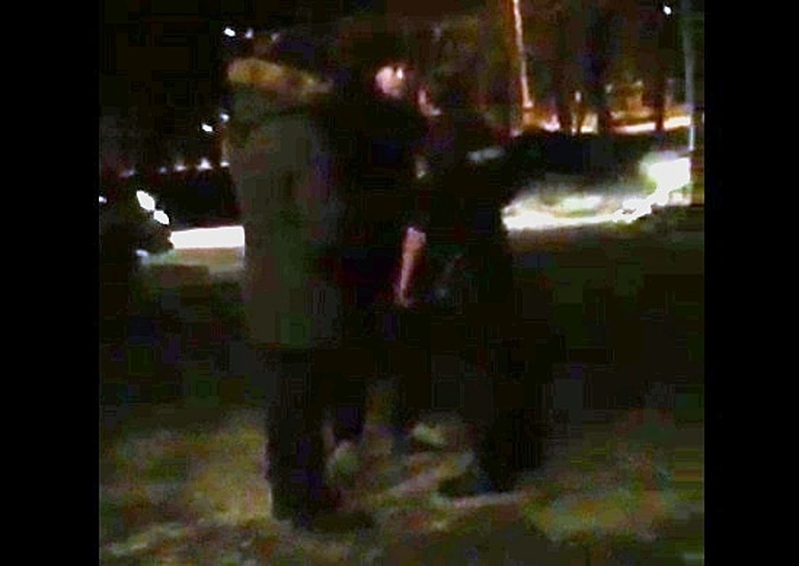 Кадр из видео, выложенного в соцсети Александром Долгушиным: vk.com/id22773410