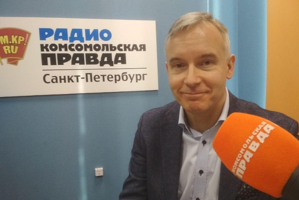 Мика Матикайнен в студии радио «Комсомольская Правда в Петербурге»