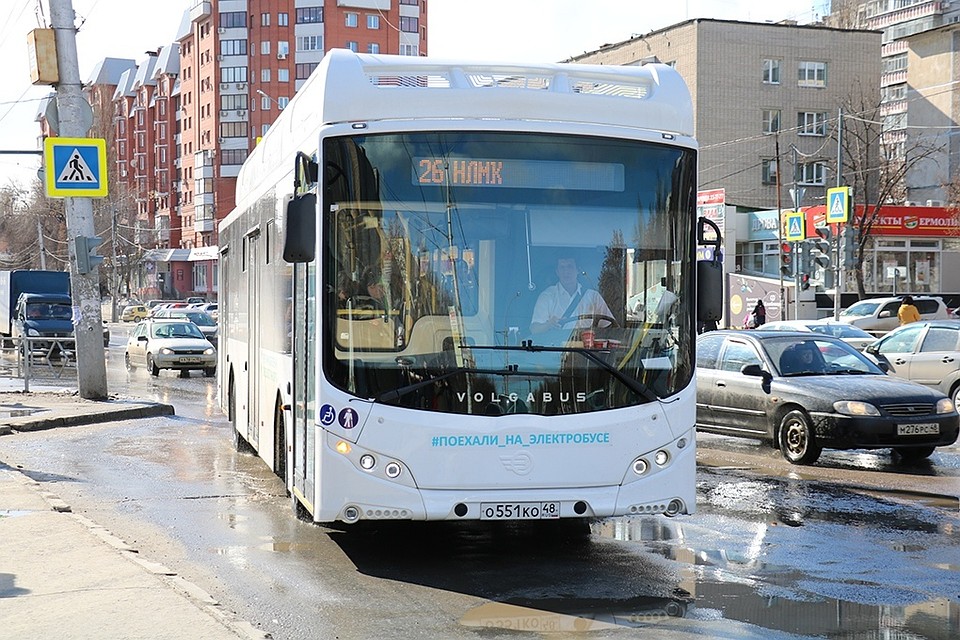 На дороги Липецка вышли электробусы
