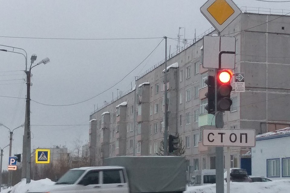 В Ноябрьске автомобилистам разрешили ехать на «красный» Фото: администрация Ноябрьска