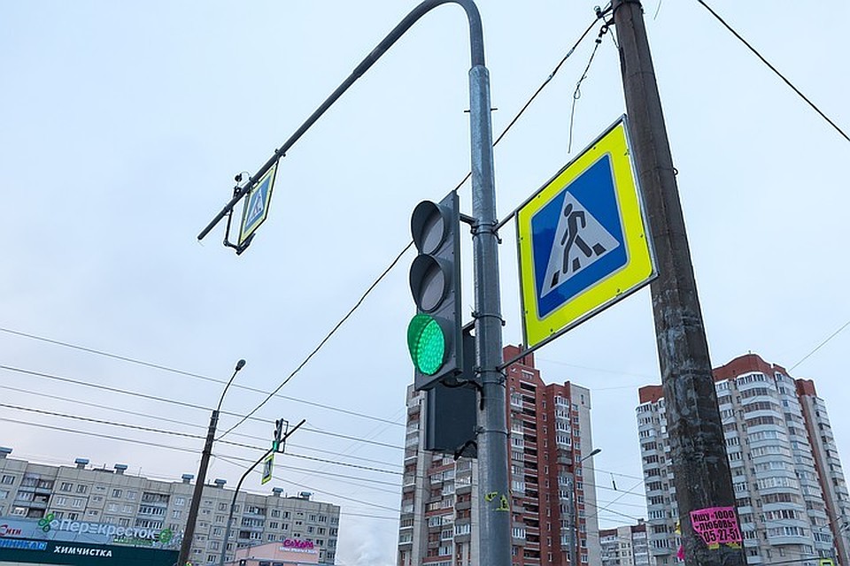 На Муринской дороге у ЖК "Новая Охта" поставят светофор.