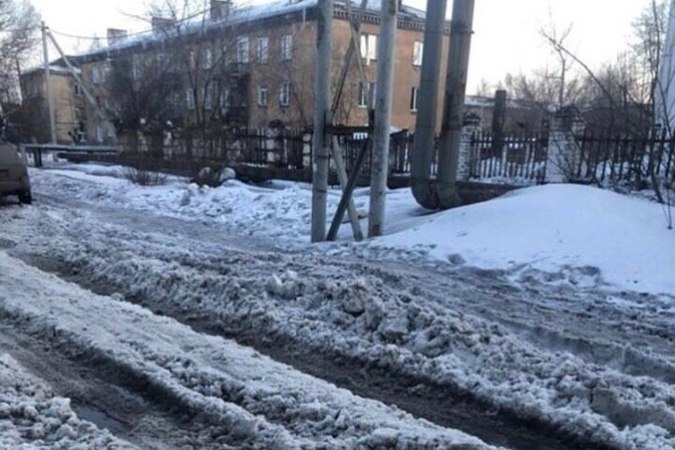 Губернатор остался недоволен уборкой снега в Ленинске-Кузнецком Фото: Страница Сергея Цивилева / "ВКонтакте"