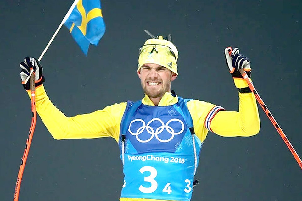 Фредрик Линдстрём является олимпийским чемпионом в биатлонной эстафете. Фото: с сайта livesport.ru