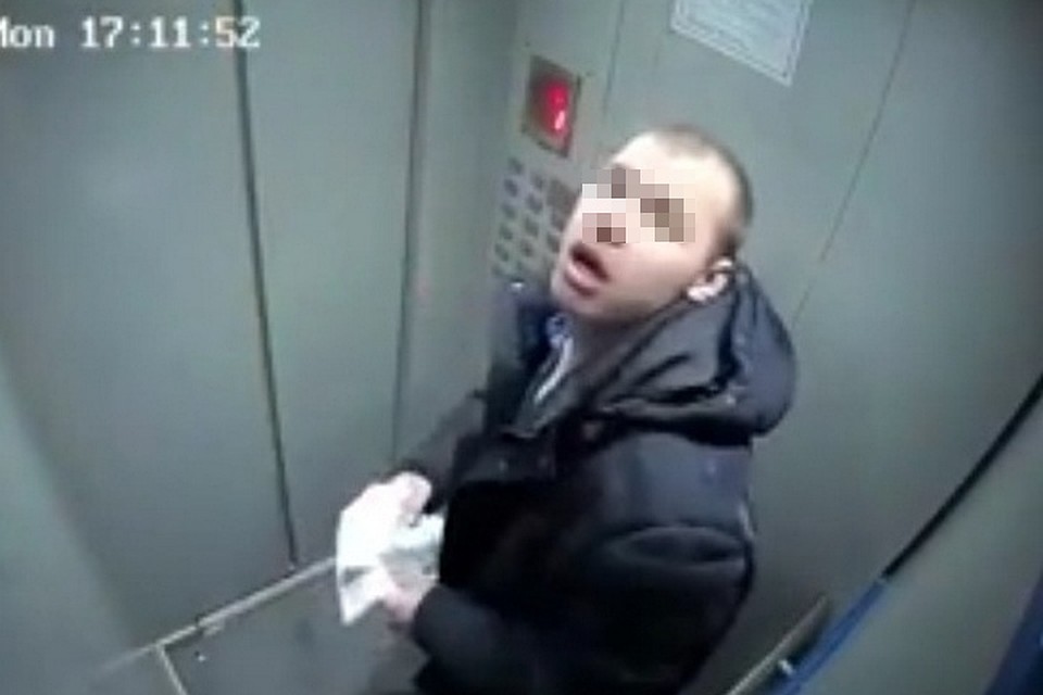 В Башкирии поймали хулигана, испачкавшего чужой лифт