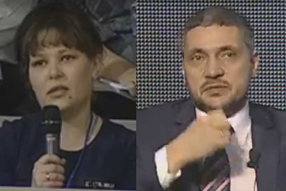 В Забайкалье мать семерых детей едва не заставила плакать врио губернатора в прямом эфире. Фото: скриншот с видео