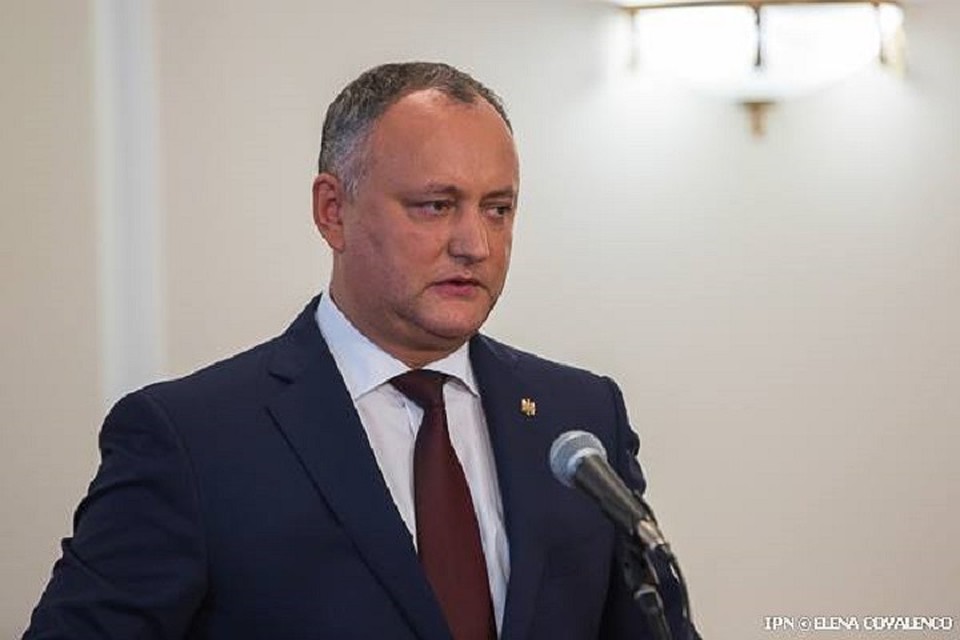 Игорь Додон считает, что если Партия социалистов не примет участие в формировании парламентского большинства, то у Республики Молдова будут проблемы с энергетическим сектором и экспортом в Россию. Фото: IPN/Елена Коваленко