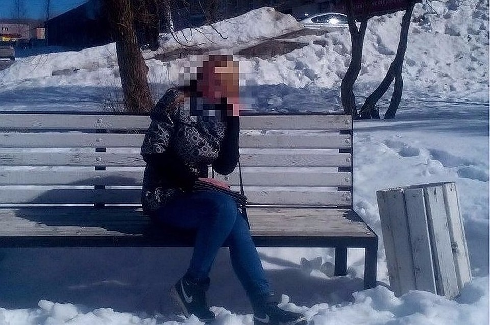 На снимке - пострадавшая девушка. Фото: группа ВК "Подслушано Губаха".