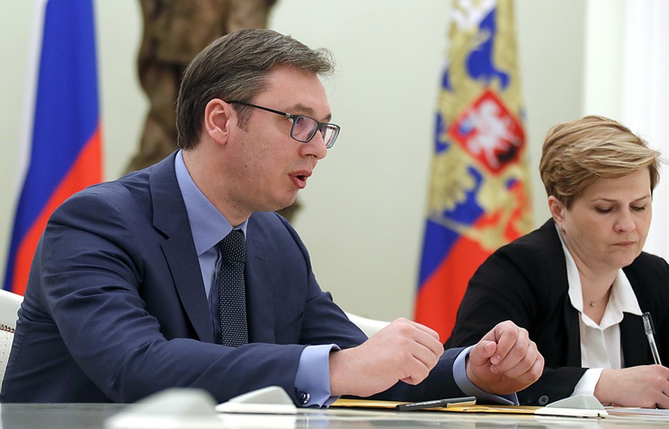 Президент Сербии Александар Вучич. Фото: Михаил МЕТЦЕЛЬ/ТАСС