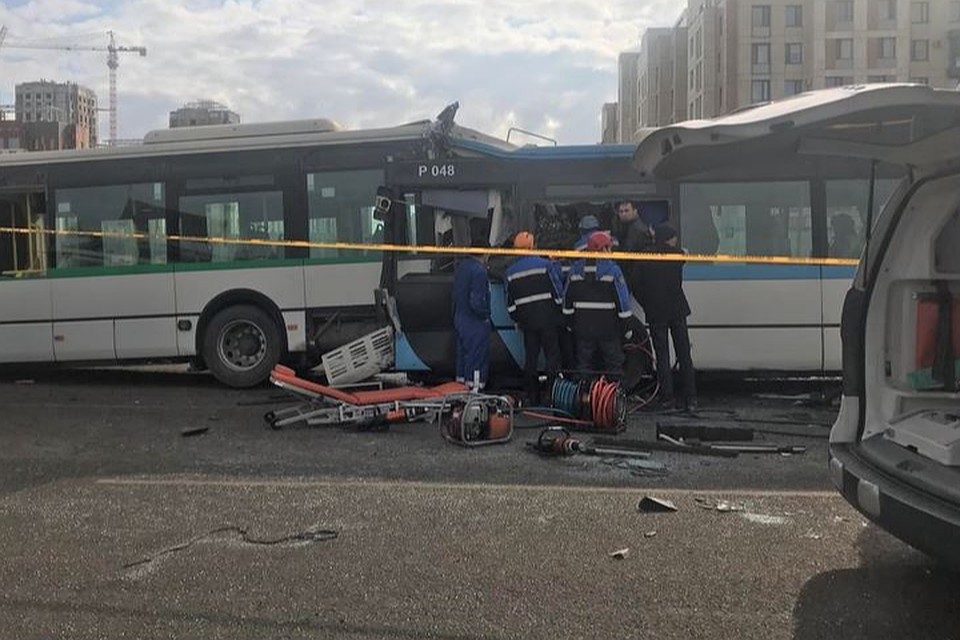 В Казахстане в ДТП погибли два человека, 35 пострадали. Фото мэрии города