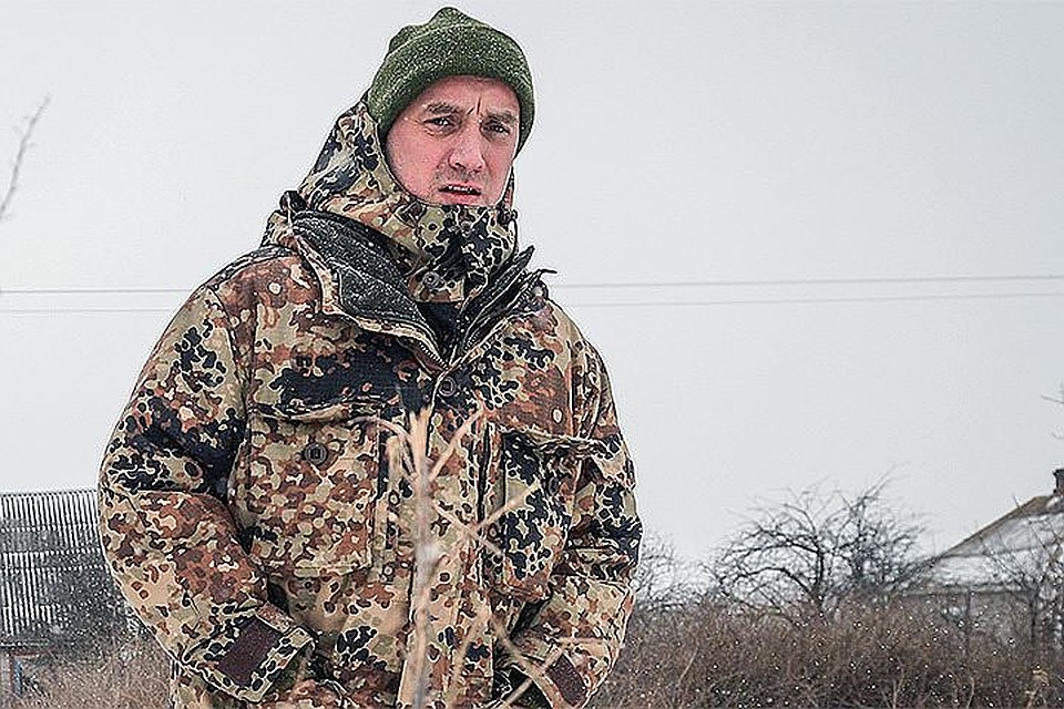Писатель Захар Прилепин в Донбассе
