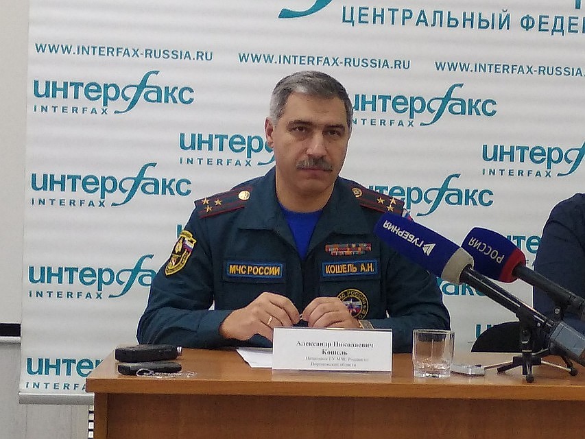 Начальник ГУ МЧС по Воронежской области Александр Кошель.