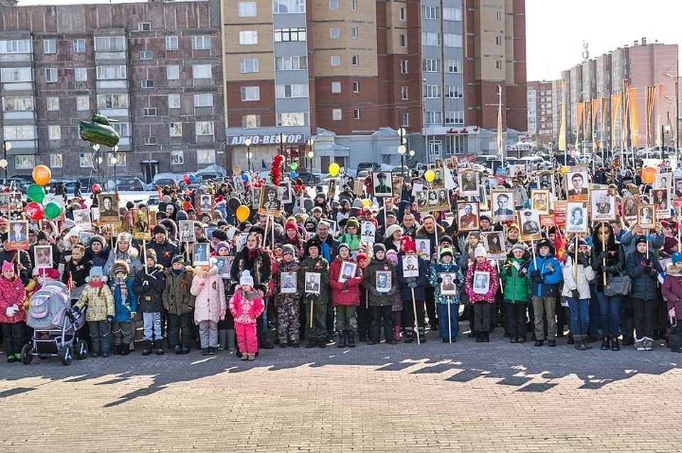 «Бессмертный полк» в Новом Уренгое пройдет по улице Дружбы Народов Фото: newurengoy.ru