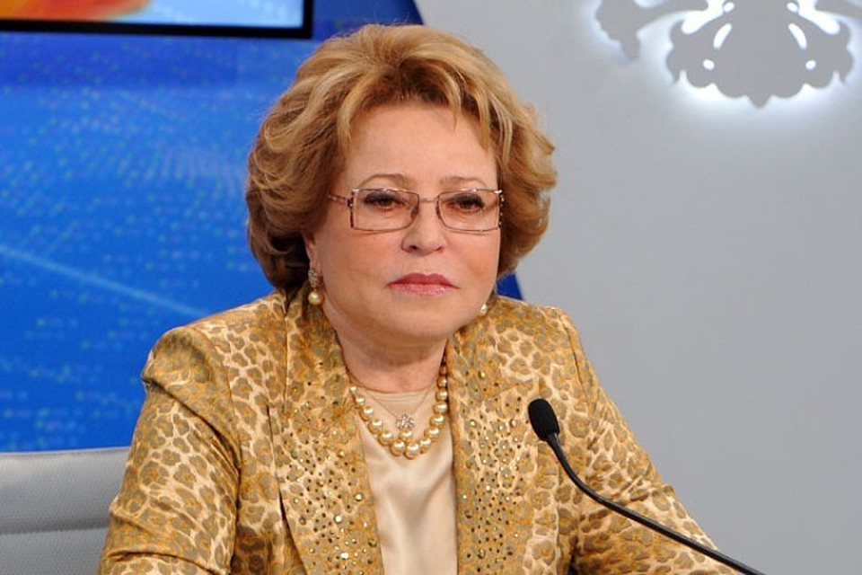 Спикер Совета Федерации (СФ) Валентина Матвиенко