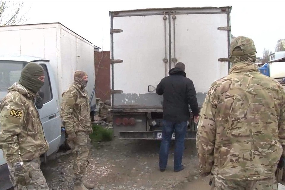 Скриншот оперативного видео ФСБ