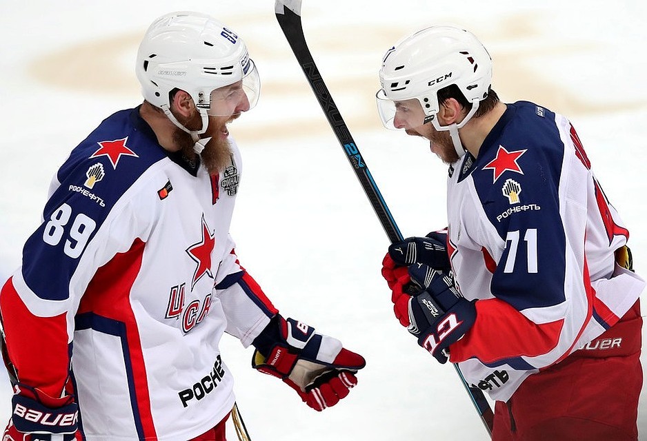ЦСКА выиграл серию 4:0. Фото: khl.ru