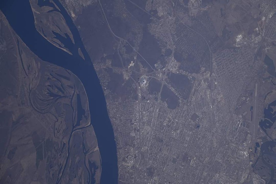Кононенко не первый раз фотографирует окрестности Самары из космоса