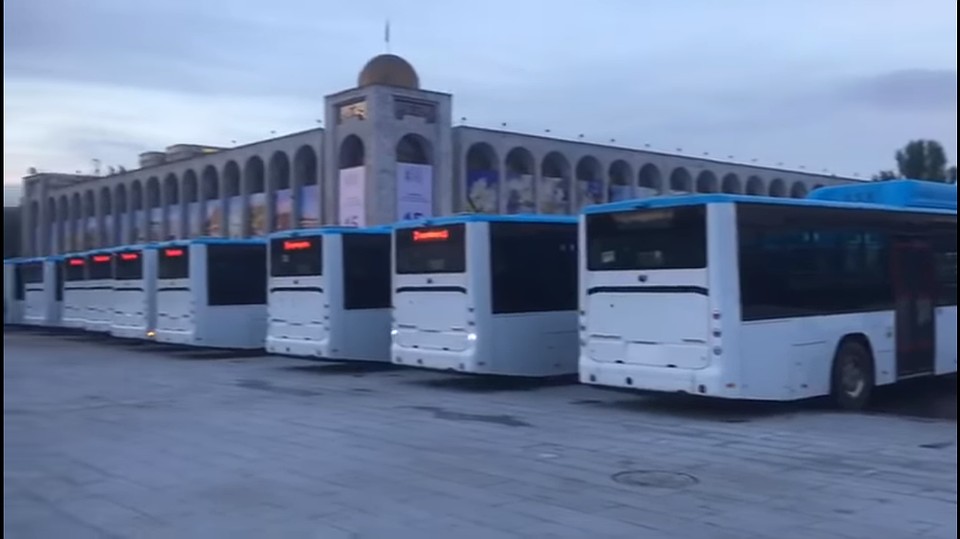 В Бишкек прибыли новые автобусы