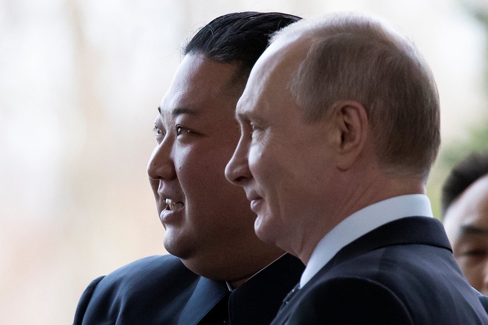 Ким Чен Ын и Владимир Путин