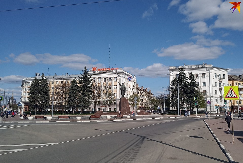 Площадь Ленина. Апрель 2019 года.