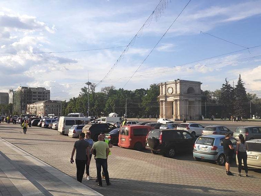 Водителей собралось немного.