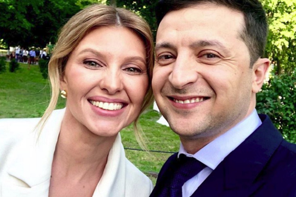 Елена и Владимир Зеленские