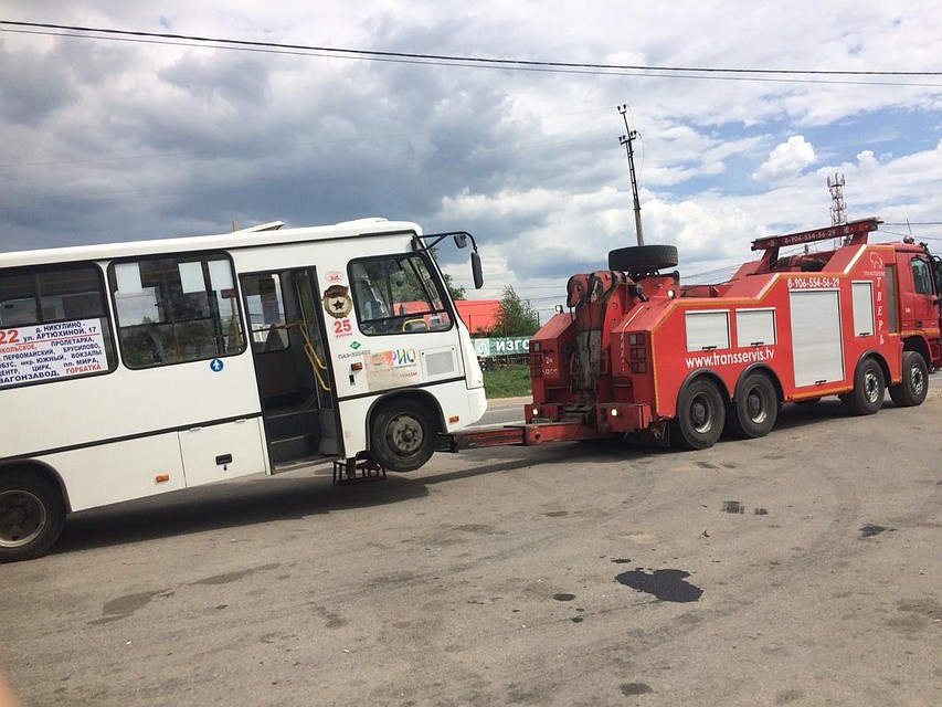 Автобус эвакуировали на штрафную стоянку Фото: пресс-служба УГИБДД по Тверской области