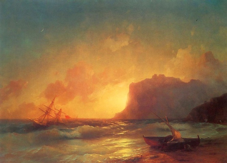 Картина Айвазовского «Море. Коктебельская бухта», 1853 год. Фото: art-portrets.ru