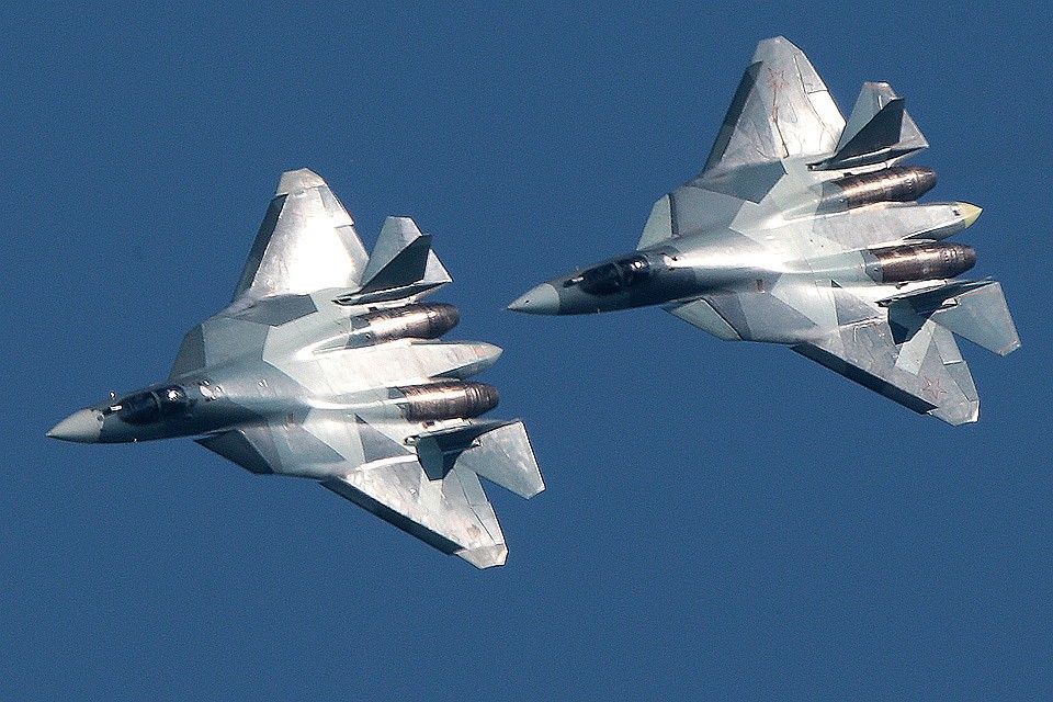 Турция может отказаться от поставок американских истребителей F-35 в пользу российских Су-57 (на фото). Фото Сергей Бобылев/ТАСС