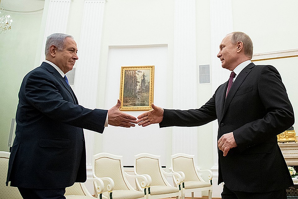 Путин и Нетаньяху встречались в апреле.