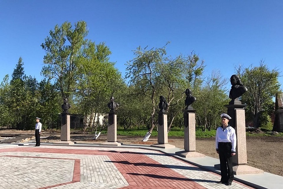 В Кронштадте торжественно откроется адмиральская аллея. Фото: Парк "Патриот" ЗВО