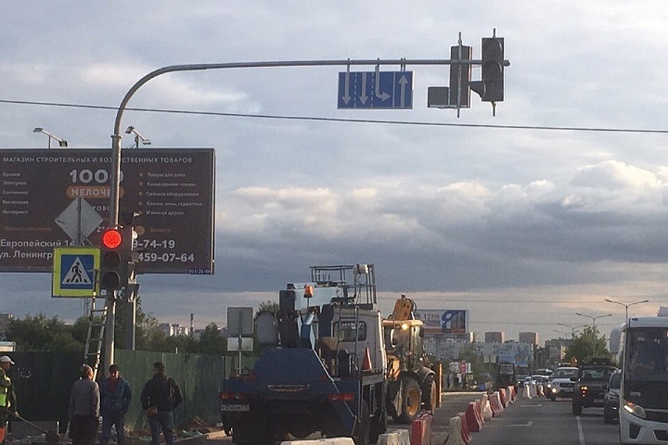 На въезде в Кудрово установили новый особый дорожный знак