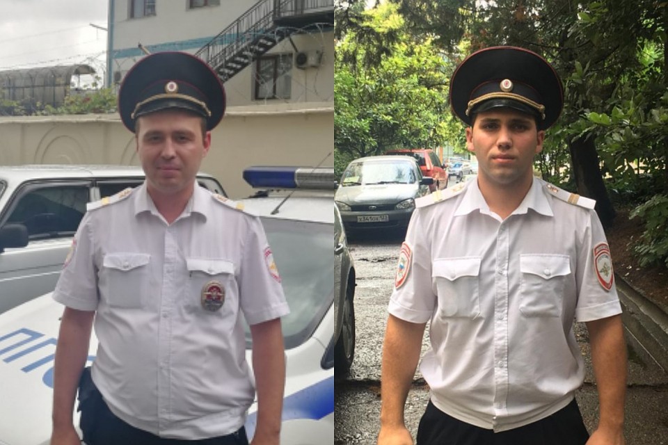 Константин Распопин и Владимир Яковлев Фото: ГУ МВД России по Краснодарскому краю